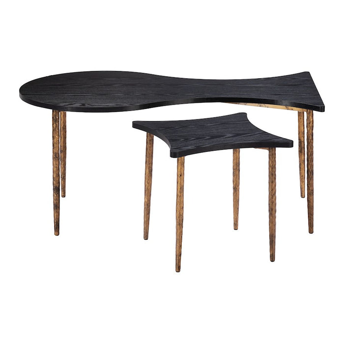 Zuo Modern Norden Coffee Table, Set of 2, Black/Bronze