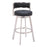 Zuo Modern Gimsby Swivel BarStool, Black