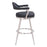 Zuo Modern Vagur Swivel BarStool, Black