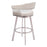 Zuo Modern Bantry Swivel BarStool, White