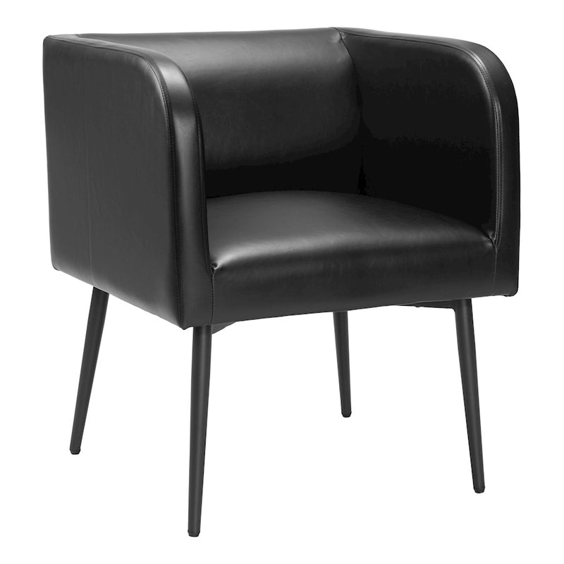 Zuo Modern Horbat Dining Chair, Black