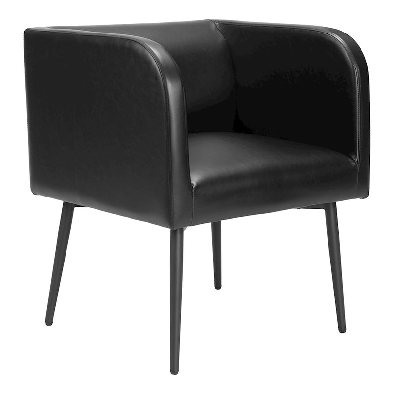 Zuo Modern Horbat Dining Chair, Black
