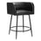 Zuo Modern Horbat Counter Stool Set of 2, Black
