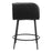 Zuo Modern Horbat Counter Stool Set of 2, Black