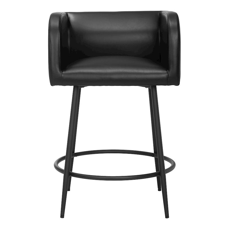 Zuo Modern Horbat Counter Stool Set of 2, Black