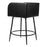 Zuo Modern Horbat Counter Stool Set of 2, Black