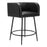 Zuo Modern Horbat Counter Stool Set of 2, Black