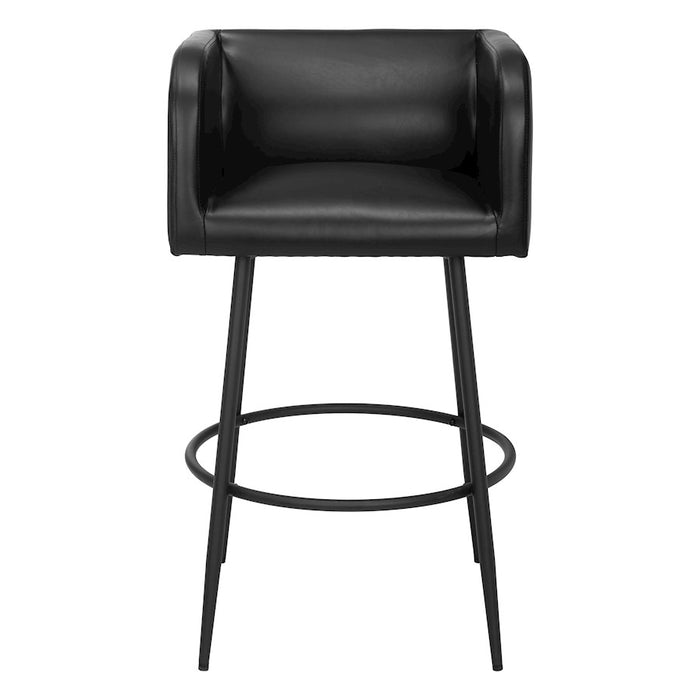 Zuo Modern Horbat BarStool Set of 2, Black