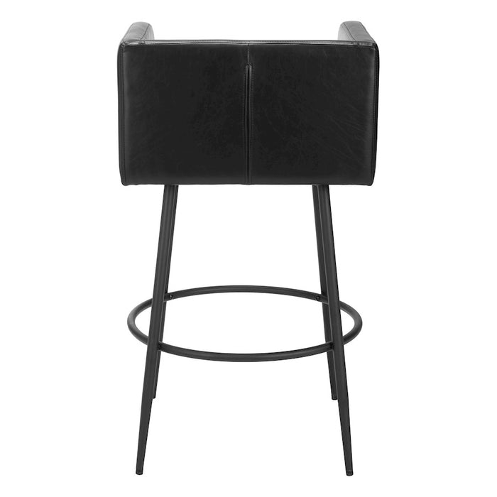 Zuo Modern Horbat BarStool Set of 2, Black