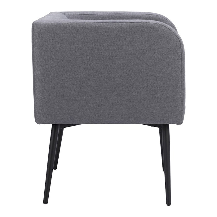 Zuo Modern Horbat Dining Chair, Gray