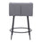 Zuo Modern Horbat Counter Stool Set of 2, Gray