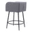 Zuo Modern Horbat Counter Stool Set of 2, Gray