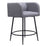 Zuo Modern Horbat Counter Stool Set of 2, Gray