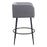 Zuo Modern Horbat BarStool Set of 2, Gray