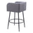 Zuo Modern Horbat BarStool Set of 2, Gray