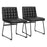 Zuo Modern Pago Dining Chair Set of 2, Black - 110067