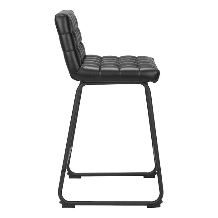 Zuo Modern Pago Counter Stool Set of 2, Black