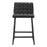 Zuo Modern Pago Counter Stool Set of 2, Black