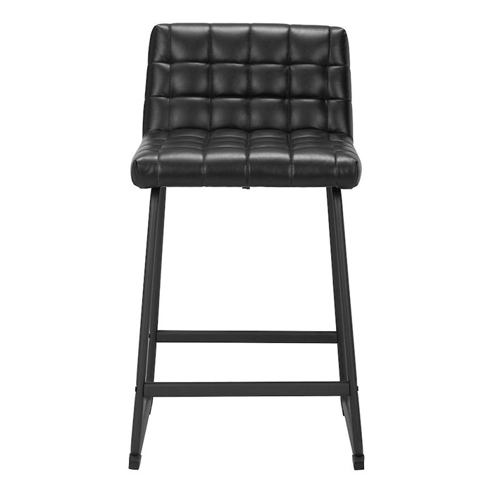 Zuo Modern Pago Counter Stool Set of 2, Black