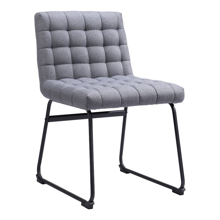Zuo Modern Pago Dining Chair Set of 2, Gray