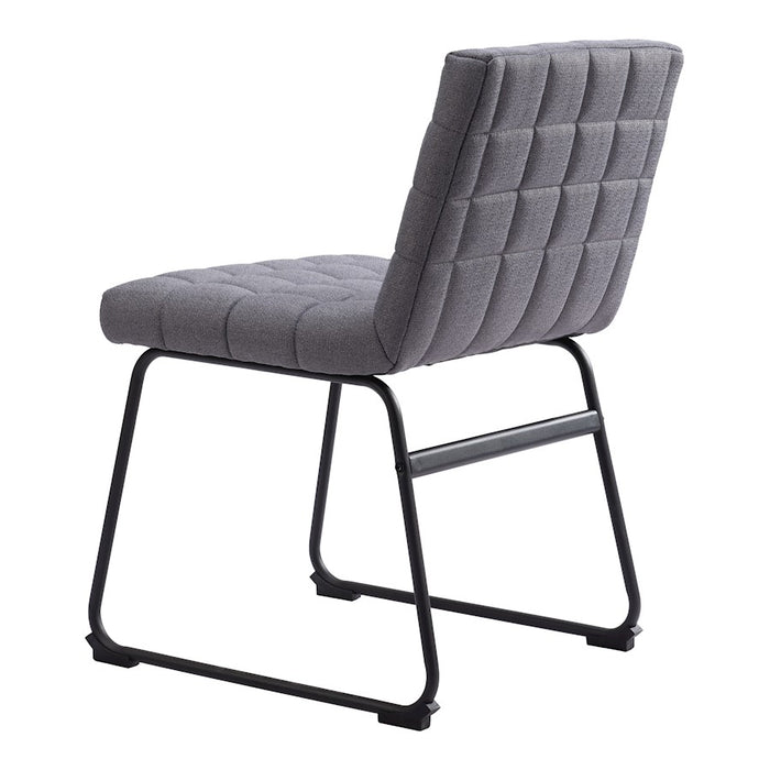Zuo Modern Pago Dining Chair Set of 2, Gray