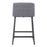 Zuo Modern Pago Counter Stool Set of 2, Gray