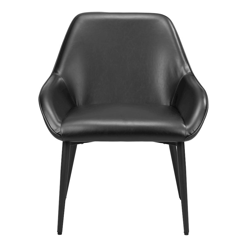Zuo Modern Vila Dining Chair Set of 2, Black