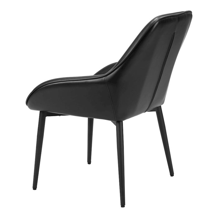 Zuo Modern Vila Dining Chair Set of 2, Black