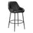 Zuo Modern Vila Barstool Set of 2, Black - 110075
