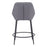 Zuo Modern Vila Counter Stool Set of 2, Gray