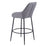 Zuo Modern Vila Barstool Set of 2, Gray