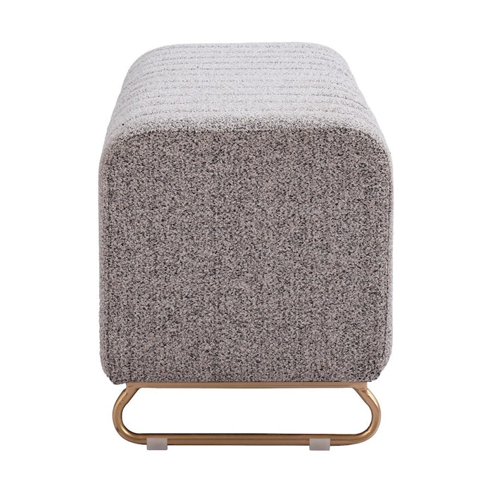 Zuo Modern Pender Bench, Stone Gray