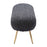 Zuo Modern Creek Bench, Glitter Black