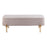 Zuo Modern Lebreton Storage Bench, Oatmeal Beige