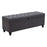 Zuo Modern Halifax Storage Bench, Gravel Gray - 110083