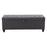 Zuo Modern Halifax Storage Bench, Gravel Gray