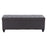 Zuo Modern Halifax Storage Bench, Gravel Gray