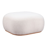 Zuo Modern Azua Ottoman, Cream - 110084