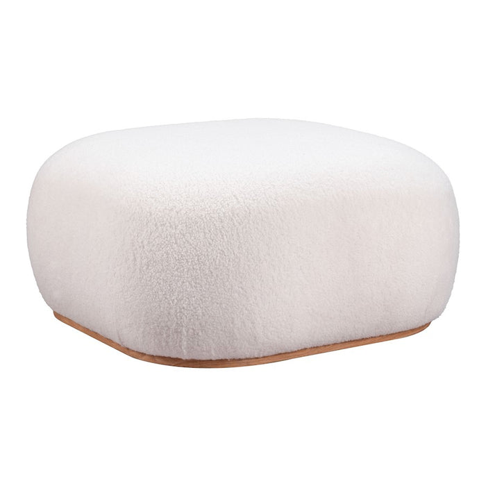Zuo Modern Azua Ottoman, Cream