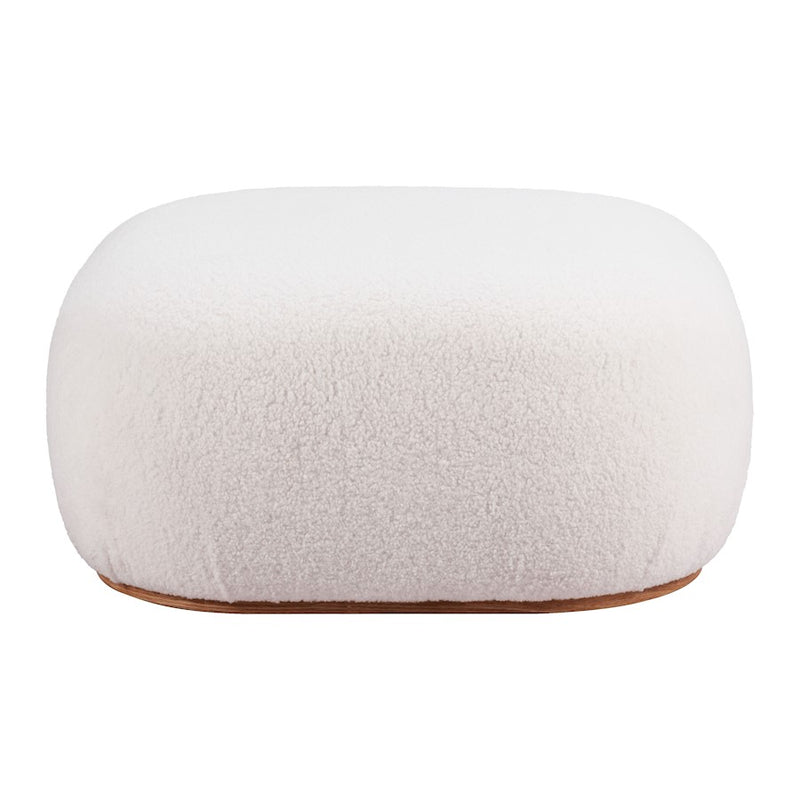 Zuo Modern Azua Ottoman, Cream