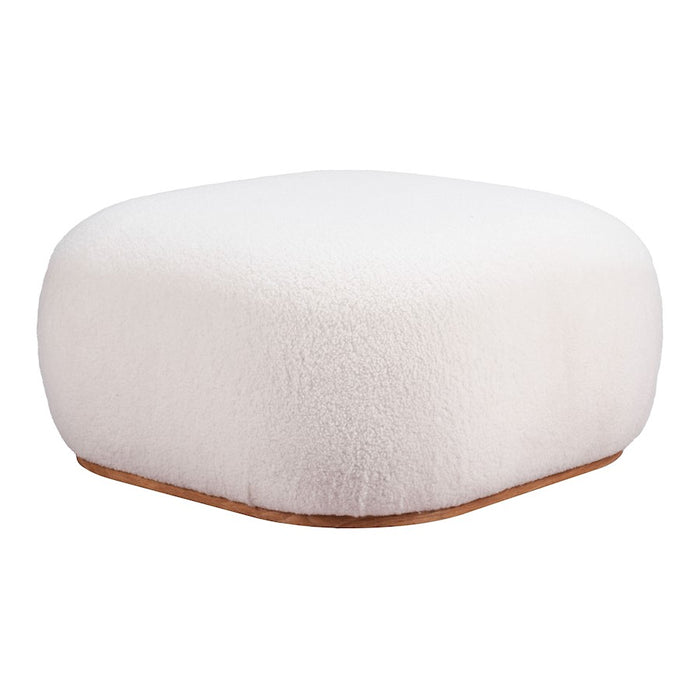 Zuo Modern Azua Ottoman, Cream
