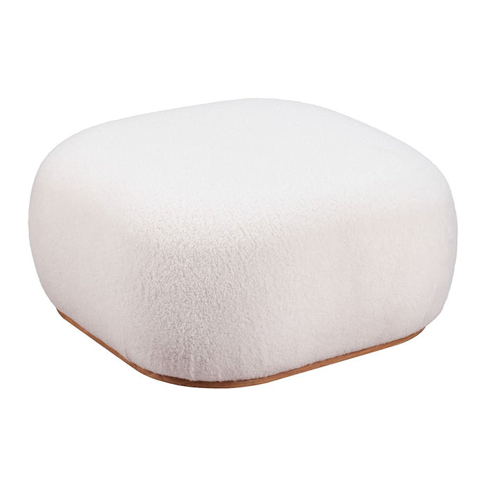Zuo Modern Azua Ottoman, Cream
