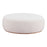 Zuo Modern Amber Ottoman, Cream