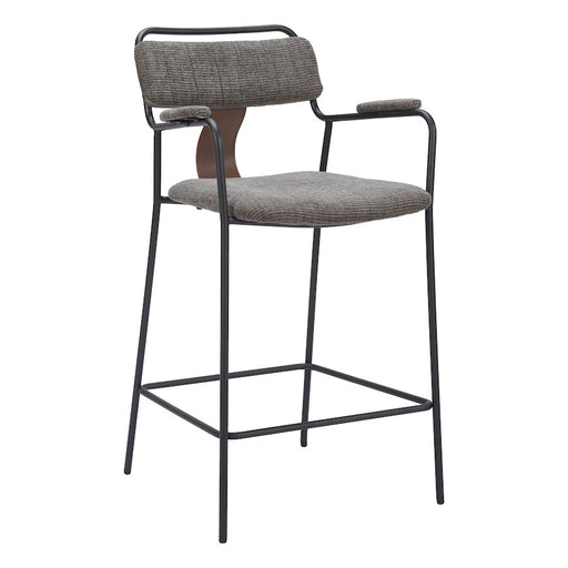 Zuo Modern Couva Counter Stool Set of 2, Butterscotch Brown