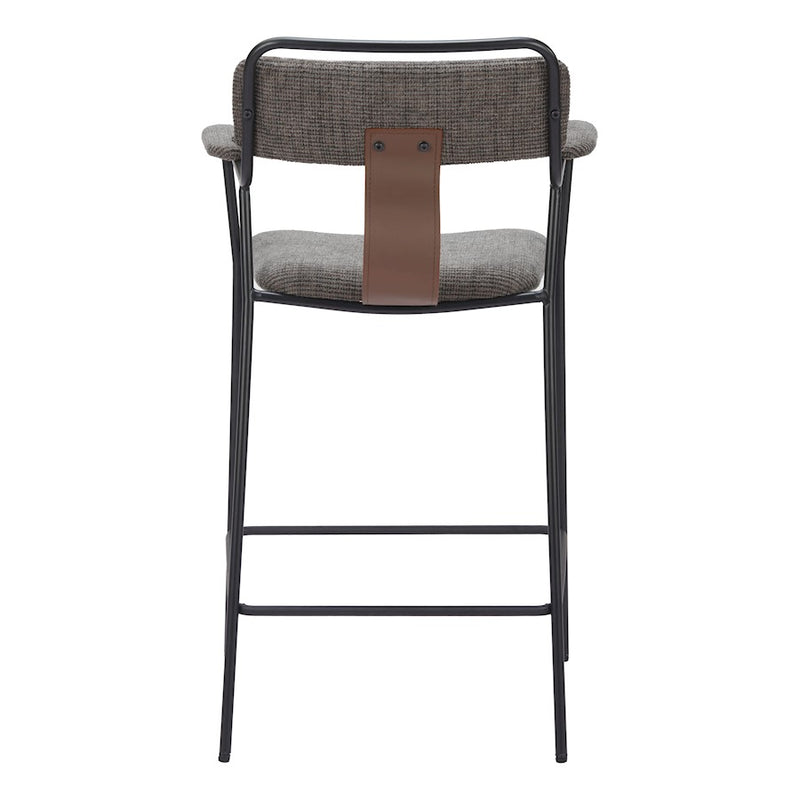Zuo Modern Couva Counter Stool Set of 2, Butterscotch Brown