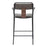 Zuo Modern Couva Counter Stool Set of 2, Butterscotch Brown