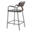 Zuo Modern Couva Counter Stool Set of 2, Butterscotch Brown