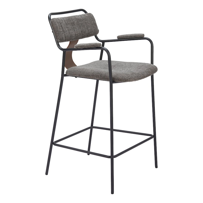 Zuo Modern Couva Counter Stool Set of 2, Butterscotch Brown