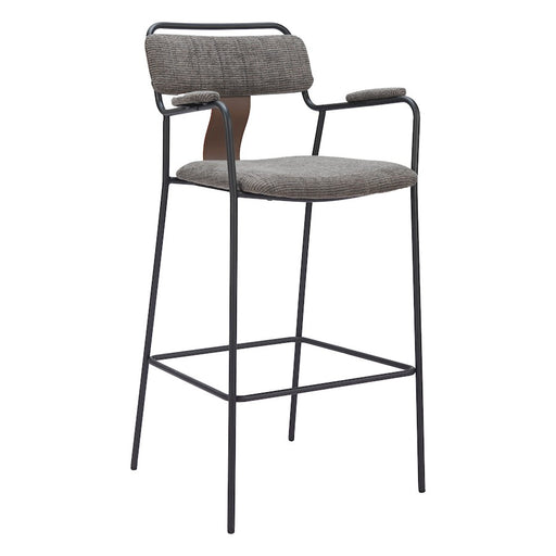 Zuo Modern Couva BarStool Set of 2, Butterscotch Brown