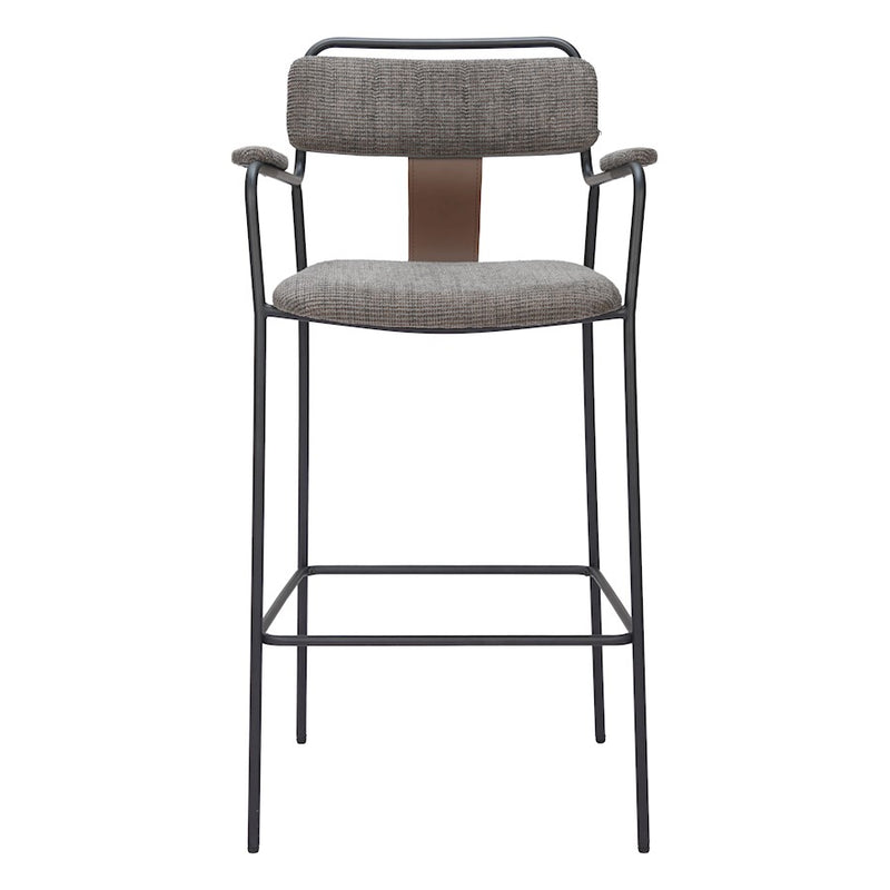 Zuo Modern Couva BarStool Set of 2, Butterscotch Brown